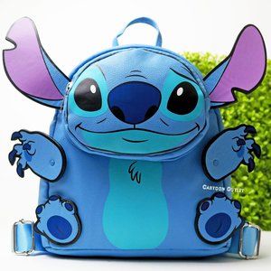 Disney Lilo And Stitch Mini Backpack Ladies Small Purse Travel Bag Licensed 10"